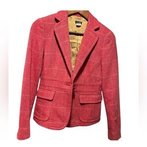 J. Crew Women's Vibrant Red Wool Blazer. NWOT
Rare Find